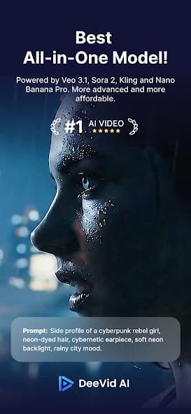 DeeVid AI cinematic model preview